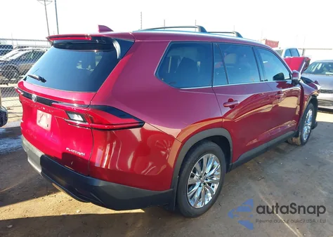 2024 Toyota Grand Highlander Platinum из США, поврежденный, VIN 5TDAAAB5XRS057185